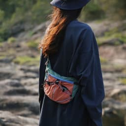 Colorblock Outdoor Crossbody Sling Bag, Adjustable Strap, For Daily Commute Hiking Travel For Men Women