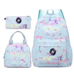 Hot Katseye Funny Backpack Girl's Kids Student Schoolbags Double Shoulder Bag Teenage Travel Pen Lunch Bags Bookbag Knapsack