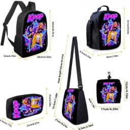 1/2/3/4/5PCS K-POP girl group pattern backpack set The perfect gift for kpop fans