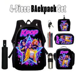 1/2/3/4/5PCS K-POP girl group pattern backpack set The perfect gift for kpop fans