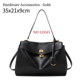 New Stylish Large-capacity Platinum Bag Women's Casual Versatile Commuting Crossbody Bag Modern Neutral Business Handbag