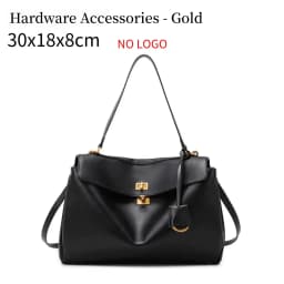 New Stylish Large-capacity Platinum Bag Women's Casual Versatile Commuting Crossbody Bag Modern Neutral Business Handbag