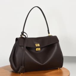 New Stylish Large-capacity Platinum Bag Women's Casual Versatile Commuting Crossbody Bag Modern Neutral Business Handbag