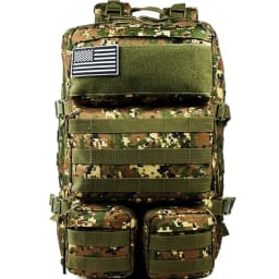 50L/30L MOLLE Assault Pack, Tactical Backpack Military Army Camping Rucksack, 3-Day Pack