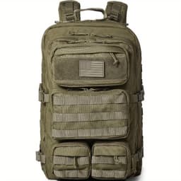 50L/30L MOLLE Assault Pack, Tactical Backpack Military Army Camping Rucksack, 3-Day Pack