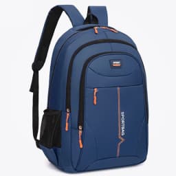 Functional Multi-pocket Backpack, Secure Zip Closure Nylon Daypack Suitable for Hiking, Weekend Trips and Office Work