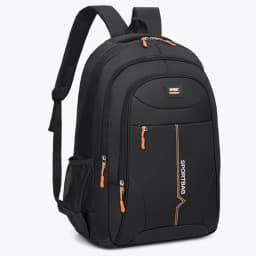 Functional Multi-pocket Backpack, Secure Zip Closure Nylon Daypack Suitable for Hiking, Weekend Trips and Office Work