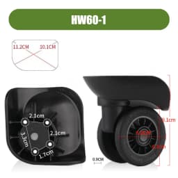 Spare Parts for HINOMOTO Suitcase HW60-1 Universal Wheels Repair Luggage Accessories Mute Smooth Durable
