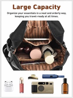 Thickened Oxford Fabric Backpack with Multiple Carrying Methods, Large Capacity, Luggage Trolley Compatible