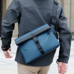 Retro Business Crossbody Bag, Large Capacity, Men's Briefcase, Shoulder Bag, Travel Backpack