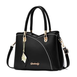 Color-blocked commuter versatile gift new fashion handbag large-capacity plaid color-blocking middle-aged women's shoulder cross