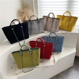Fashion Make Up Designer Big Women's 2025 New Korean Fashion Casual Large Capacity Shoulder Crossbody Chain Tote Bag