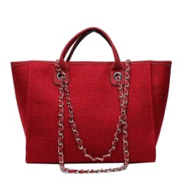 Fashion Make Up Designer Big Women's 2025 New Korean Fashion Casual Large Capacity Shoulder Crossbody Chain Tote Bag