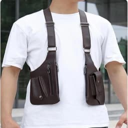Men's Shoulder Bag, Shoulder Straps with Multiple Pockets, Outdoor Anti-Theft Tactical Bag