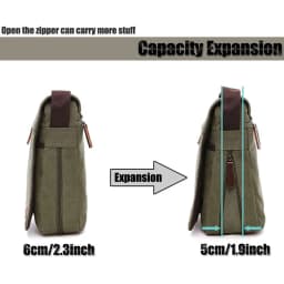 Casual Portable Men's Shoulder Bag Solid Vintage Canvas Messenger Bags Trend Cellphone Crossbody Satchel For Men Purse