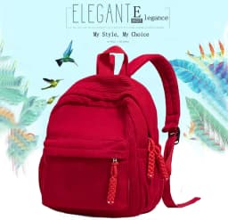 Cozy Corduroy Mini Backpack Multi-Color Adjustable-Strap Lightweight for Daily Outings Casual Stylish Functional Bag