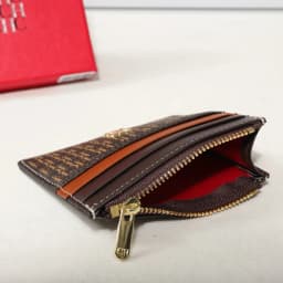 Portable Women's Wallet Exquisite Urine Decoration Durable and Elegant Brand Design Letter Decoration Zipper Card Bag