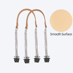 New 1 Pair Obag Silver Long OT Double Chain With Metal Plating Screw For OBag Handle O Bag Women Bag Shoulder HandBag
