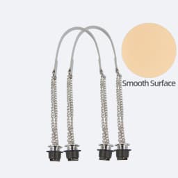 New 1 Pair Obag Silver Long OT Double Chain With Metal Plating Screw For OBag Handle O Bag Women Bag Shoulder HandBag