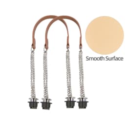 New 1 Pair Obag Silver Long OT Double Chain With Metal Plating Screw For OBag Handle O Bag Women Bag Shoulder HandBag