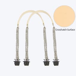 New 1 Pair Obag Silver Long OT Double Chain With Metal Plating Screw For OBag Handle O Bag Women Bag Shoulder HandBag