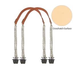 New 1 Pair Obag Silver Long OT Double Chain With Metal Plating Screw For OBag Handle O Bag Women Bag Shoulder HandBag