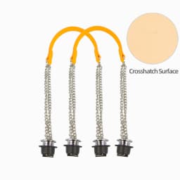 New 1 Pair Obag Silver Long OT Double Chain With Metal Plating Screw For OBag Handle O Bag Women Bag Shoulder HandBag