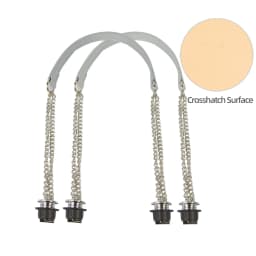 New 1 Pair Obag Silver Long OT Double Chain With Metal Plating Screw For OBag Handle O Bag Women Bag Shoulder HandBag
