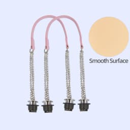 New 1 Pair Obag Silver Long OT Double Chain With Metal Plating Screw For OBag Handle O Bag Women Bag Shoulder HandBag