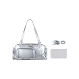 New Y2k Star Chain Ita Bag Cute Girl Comic Exhibition Transparent Shoulder Bag Large Capacity Crossbody Bag DIY Display Handbags