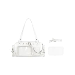 New Y2k Star Chain Ita Bag Cute Girl Comic Exhibition Transparent Shoulder Bag Large Capacity Crossbody Bag DIY Display Handbags