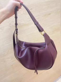 Dumpling Crescent Armpit Bag for Women Large Capacity Shoulder Bags FashionPU Leather Crossbody Bags Trendy Purse Handbag