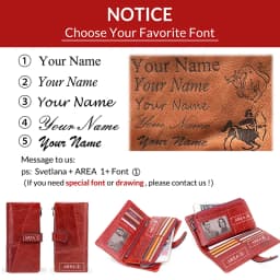 CONTACT'S 100% Genuine Leather Wallet Women Long Coin Purse Clutch Bag Name Engraving Card Holder Money Clip Handbag Men's Purse