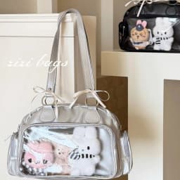 Cute Bar Ita Bag, 3-Color Versatile Bowling Bag, Portable Crossbody & Backpack, New Arrival
