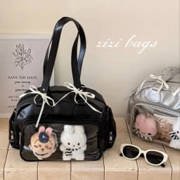 Cute Bar Ita Bag, 3-Color Versatile Bowling Bag, Portable Crossbody & Backpack, New Arrival