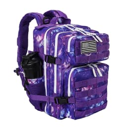 LHI 25L Tactical Backpack for Women Fitness Athlete Gym Out Bag Small Outdoor Sports Travel Rucksack with Bottle Holder