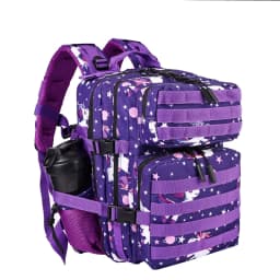 LHI 25L Tactical Backpack for Women Fitness Athlete Gym Out Bag Small Outdoor Sports Travel Rucksack with Bottle Holder