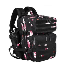 LHI 25L Tactical Backpack for Women Fitness Athlete Gym Out Bag Small Outdoor Sports Travel Rucksack with Bottle Holder