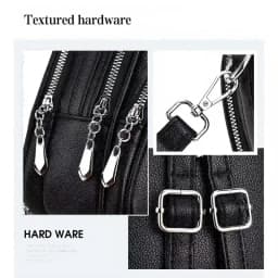 A High-Quality Multi-Functional Small Backpack for Ladies, a New Mini Handbag in Solid Color, with a Casual School Style