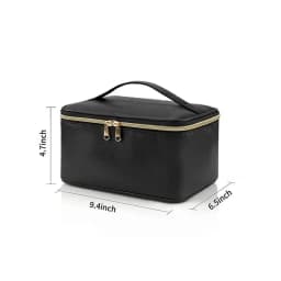 Large Capacity PU Waterproof Toiletry Storage Bag Women's Fashion Travel Portable Cosmetics Bag for Women Men