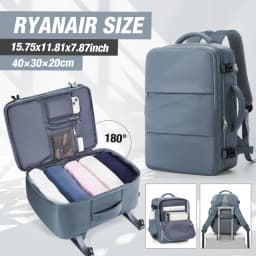 Ryanair 40x30x20 Luggage Cabin Bag, 40x30x20 Bag Men Women 15.6inch Laptop Bag Business Travel Backpack,College School Backapck