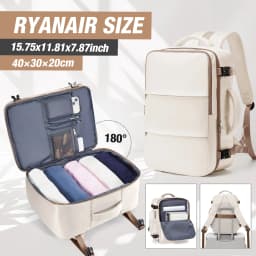 Ryanair 40x30x20 Luggage Cabin Bag, 40x30x20 Bag Men Women 15.6inch Laptop Bag Business Travel Backpack,College School Backapck