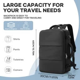 Ryanair 40x30x20 Luggage Cabin Bag, 40x30x20 Bag Men Women 15.6inch Laptop Bag Business Travel Backpack,College School Backapck