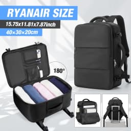 Ryanair 40x30x20 Luggage Cabin Bag, 40x30x20 Bag Men Women 15.6inch Laptop Bag Business Travel Backpack,College School Backapck