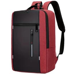 Commuter Waterproof Laptop Backpack Slim Splicing Design Computer Rucksack Lightweight Business Travel Daypack For Men