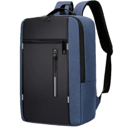 Commuter Waterproof Laptop Backpack Slim Splicing Design Computer Rucksack Lightweight Business Travel Daypack For Men