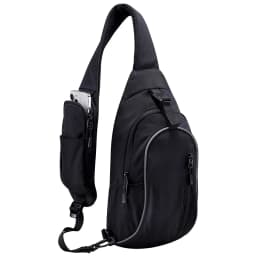WATERFLY Crossbody Sling Backpack Sling Bag Hiking Travel Crossbody Bag For Women Men Chest Bag Daypack Fashion Shoulder Bag