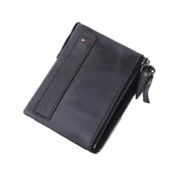 Men Wallets 100% Real Genuine Original Cowskin Leather Short Card Holder Leather Men Purse High Quality Luxury Brand Male Wallet