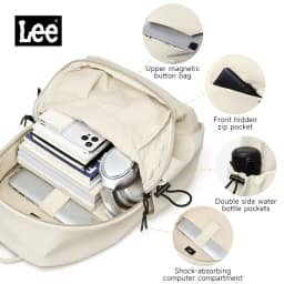 LEE Unisex Large Capacity Laptop Bagpack Women Man Middle School College Student School Bag Outdoor Travel Rucksack