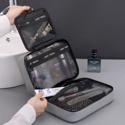 Waterproof Hanging Toiletry Bag Large Capacity Portable Travel Necessaire Case Cosmetic Bag for Men Women Wash Pouch